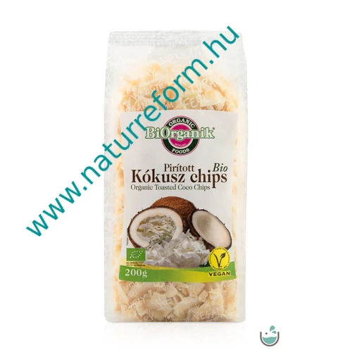 BiOrganik Bio Nyers Kókusz Chips 100 g – Natur Reform