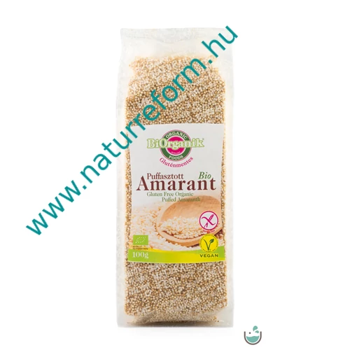 BiOrganik Bio Puffasztott Amaránt 100 g – Natur Reform
