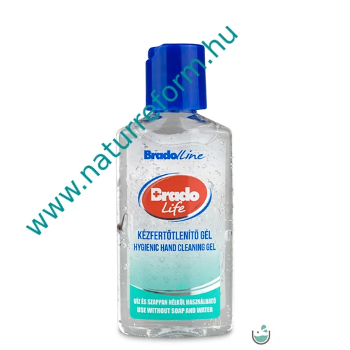 BradoLife Alkoholos kézfertőtlenítő gél 50 ml – Natur Reform