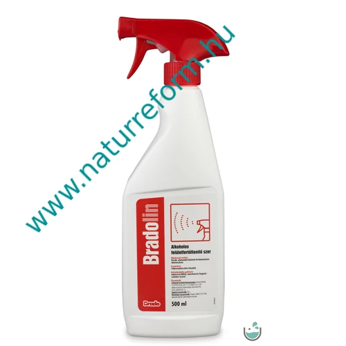 BradoLin Alkoholos felületfertőtlenítő szer 500 ml – Natur Reform