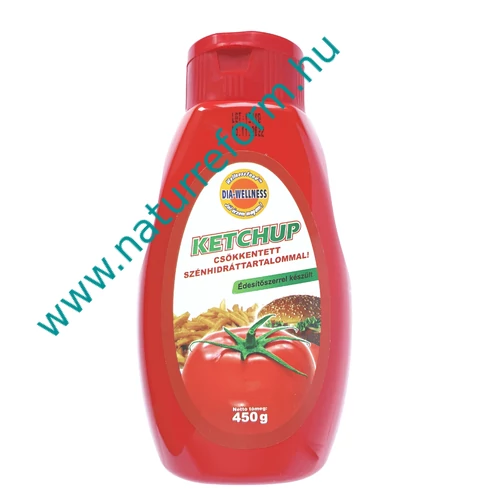 Dia-Wellness Ketchup édesítőszerrel 450 g - Natur Reform