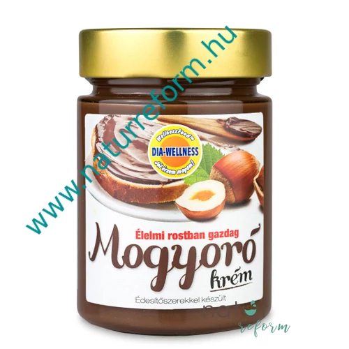 Dia-Wellness Mogyorókrém édesítőszerrel 380 g – Natur Reform