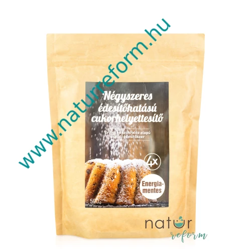 FM Négyszeres édesítőhatású cukorhelyettesítő (eritrit, szukralóz alapú) 500 g