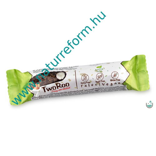 Health Market TwoRoo Citrom-vanília ízű szelet mogyorós étcsokoládéba mártva 30 g – Natur Reform