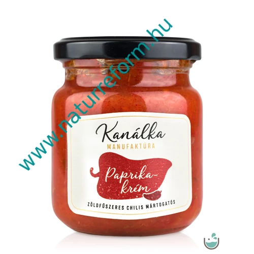 Kanálka Zöldfűszeres paprikakrém chilivel 195 g – Natur Reform