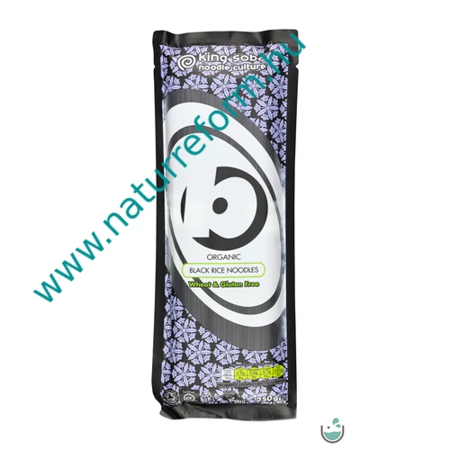 King Soba Bio Gluténmentes Feketerizs Tészta 250 g – Natur Reform