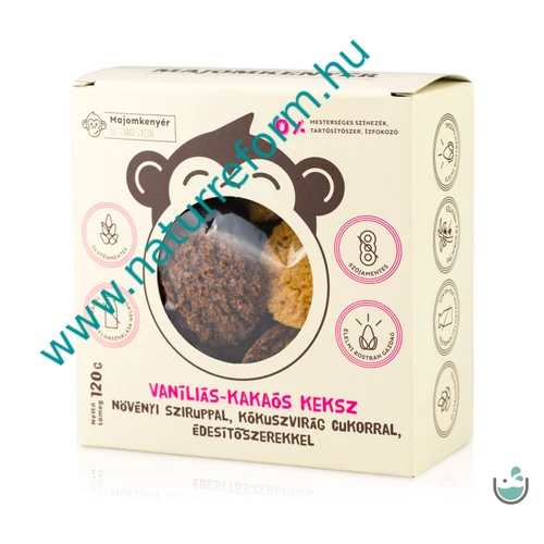 Majomkenyér Vaníliás-kakaós keksz 120 g – Natur Reform