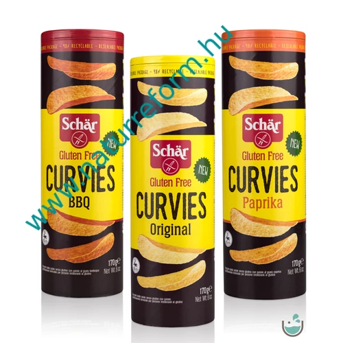 Schär Curvies Válogatás 3x 170 g – Natur Reform
