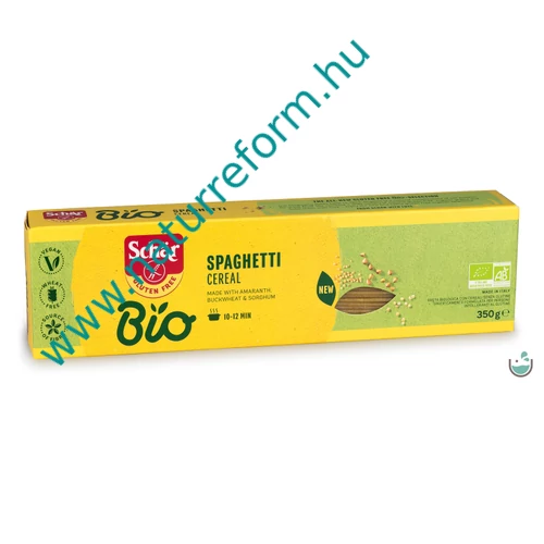 Schär Gluténmentes Bio Többgabonás Spagetti Tészta 350 g – Natur Reform