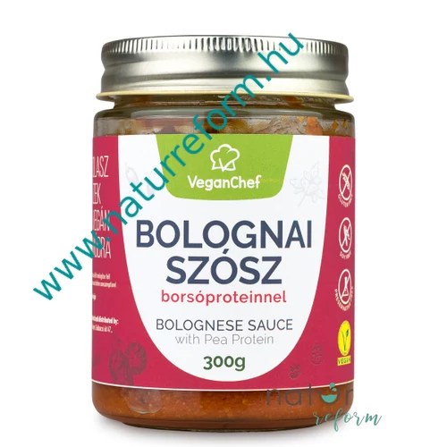 VeganChef Bolognai szósz borsóproteinnel 300 g – Natur Reform