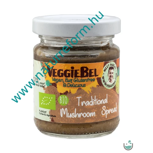 VeggieBel Vegán Bio Gombás Pástétom 115 g – Natur Reform