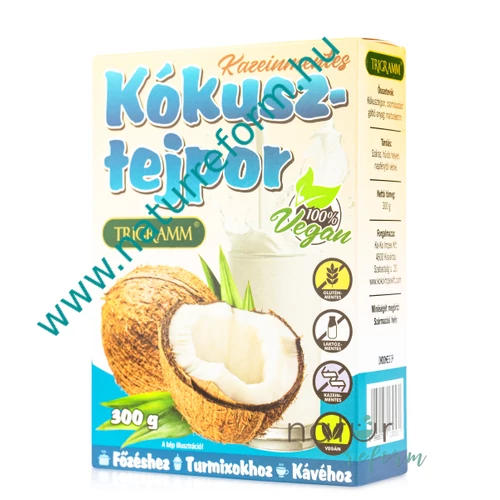 Trigramm Kókusztejpor (kazeinmentes) 300 g - Natur Reform
