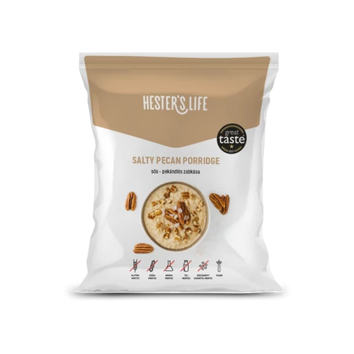 Hester’s Life Salty pecan porridge - Sós pekándiós zabkása 50 g