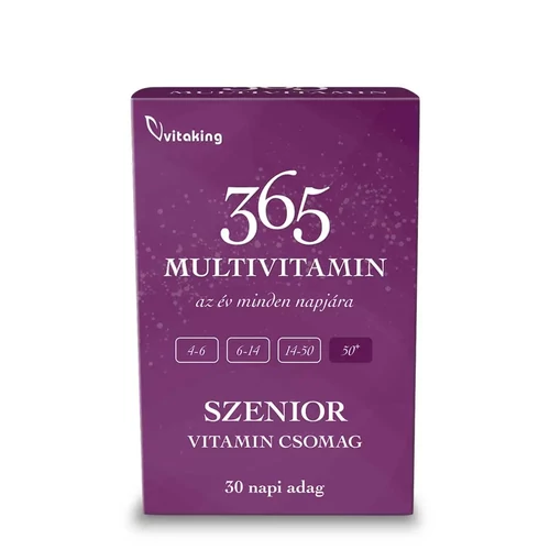Vitaking 365 Multivitamin Szenior csomag – Natur Reform