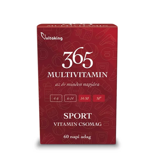 Vitaking 365 Multivitamin Sport csomag – Natur Reform