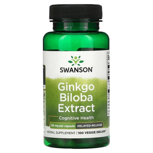 Swanson Ginkgo Biloba 120mg - 100 db - Natur Reform