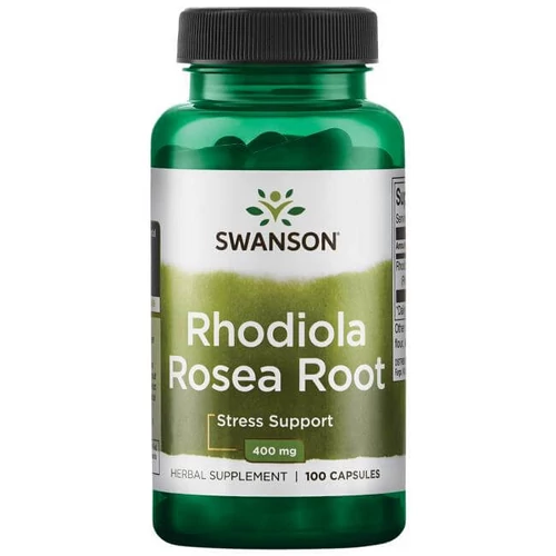 Swanson RHODIOLA ROSEA (Aranygyökér) 400mg 100 db