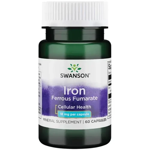 Swanson Iron (vas-fumarát) 18mg - 60 db - Natur Reform