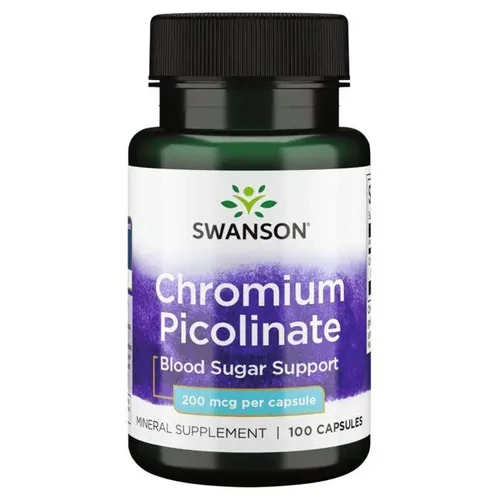 Swanson CHROMIUM PICOLINATE 200mcg 100 db