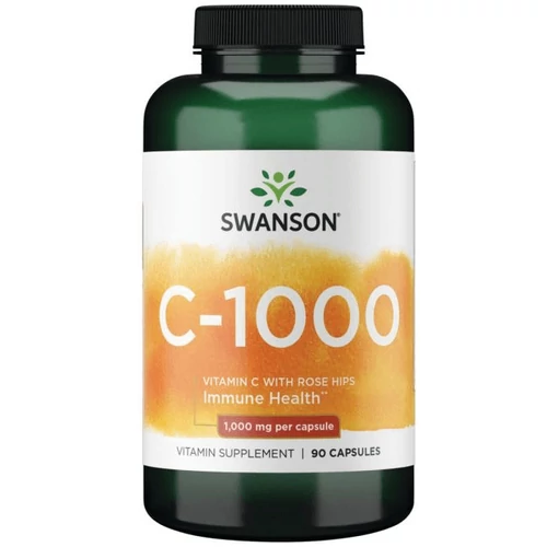 Swanson C-Vitamin csipkebogyóval 1000mg - 90db – Natur Reform