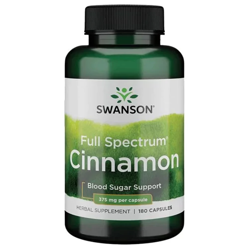 Swanson Cinnamon (Fahéj) 375mg - 180 db - Natur Reform