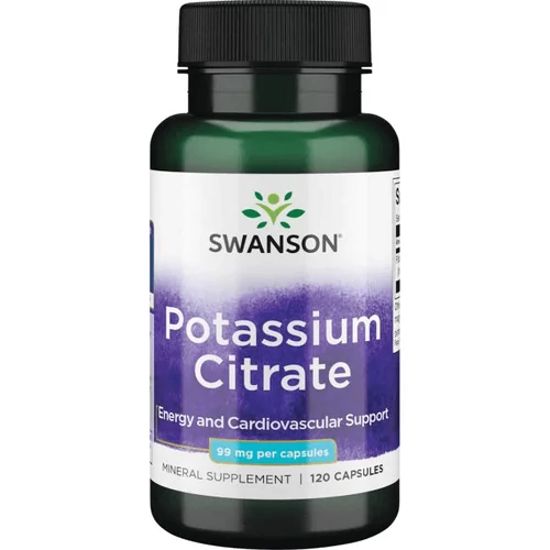 Swanson Potassium Citrate (Kálium citrát ) 99 mg - 120 db