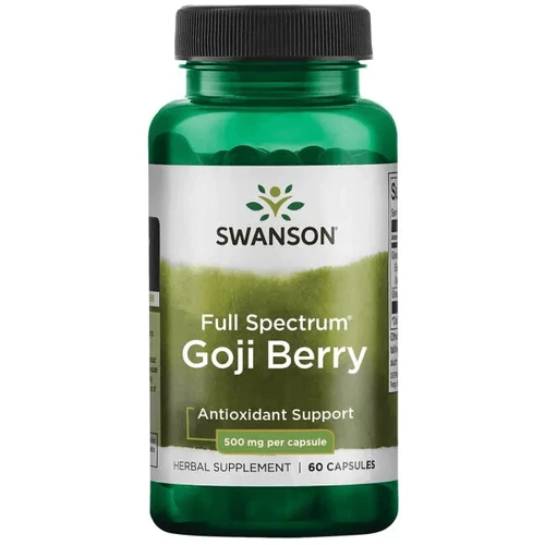 Swanson Goji Berry (Goji bogyó) 500mg - 60 db - Natur Reform