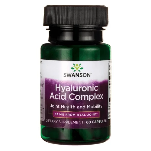 Swanson Hyaluronic Acid Complex 33mg - 60 db(Kollagénnel kevert)