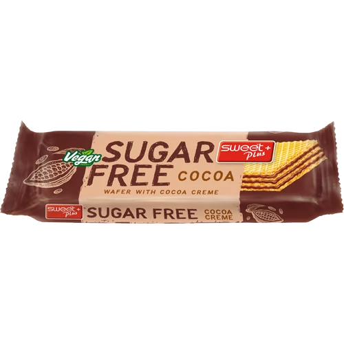SweetPlus Cukormentes  vegán kakaós ostya 24 g - Natur Reform