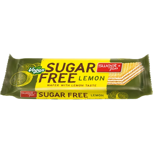 SweetPlus Cukormentes  vegán citromos ostya 24 g - Natur Reform