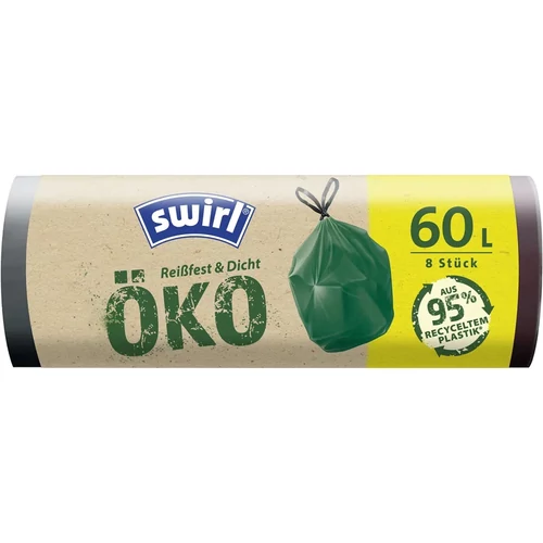 SWIRL EKO Behúzható szemeteszsák 60 l, 8 db