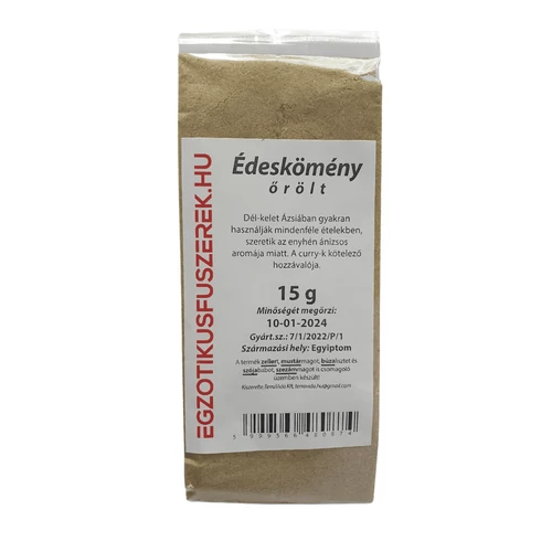 TerraVida Édeskömény, őrölt 15 g– Natur Reform