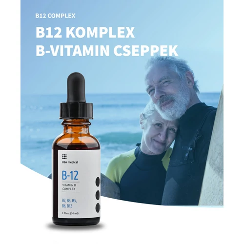 USA medical B-12 Komplex B-vitamin cseppek - 30 ml – Natur Reform