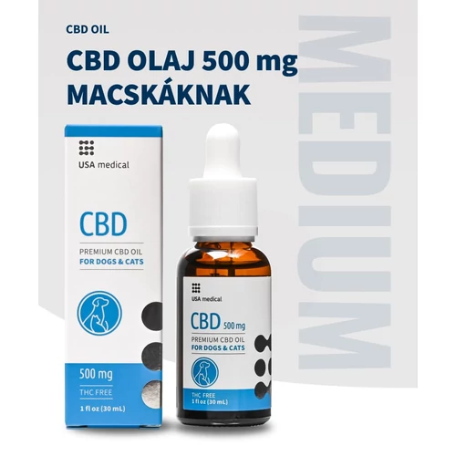 USA medical CBD Olaj macskáknak 500 mg CBD - 30 ml – Natur Reform