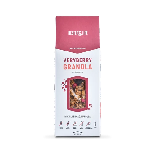 Hester's life veryberry granola - ribizlis granola 320 g