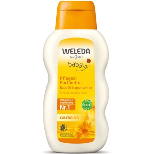 WELEDA Bio Körömvirágos illatanyagmentes natúr babaápoló olaj 200 ml - Natur Reform