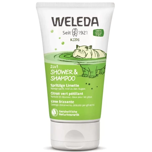 WELEDA Pezsdítő Lime gyermek 2in1 tusfürdő és sampon 150 ml - Natur Reform