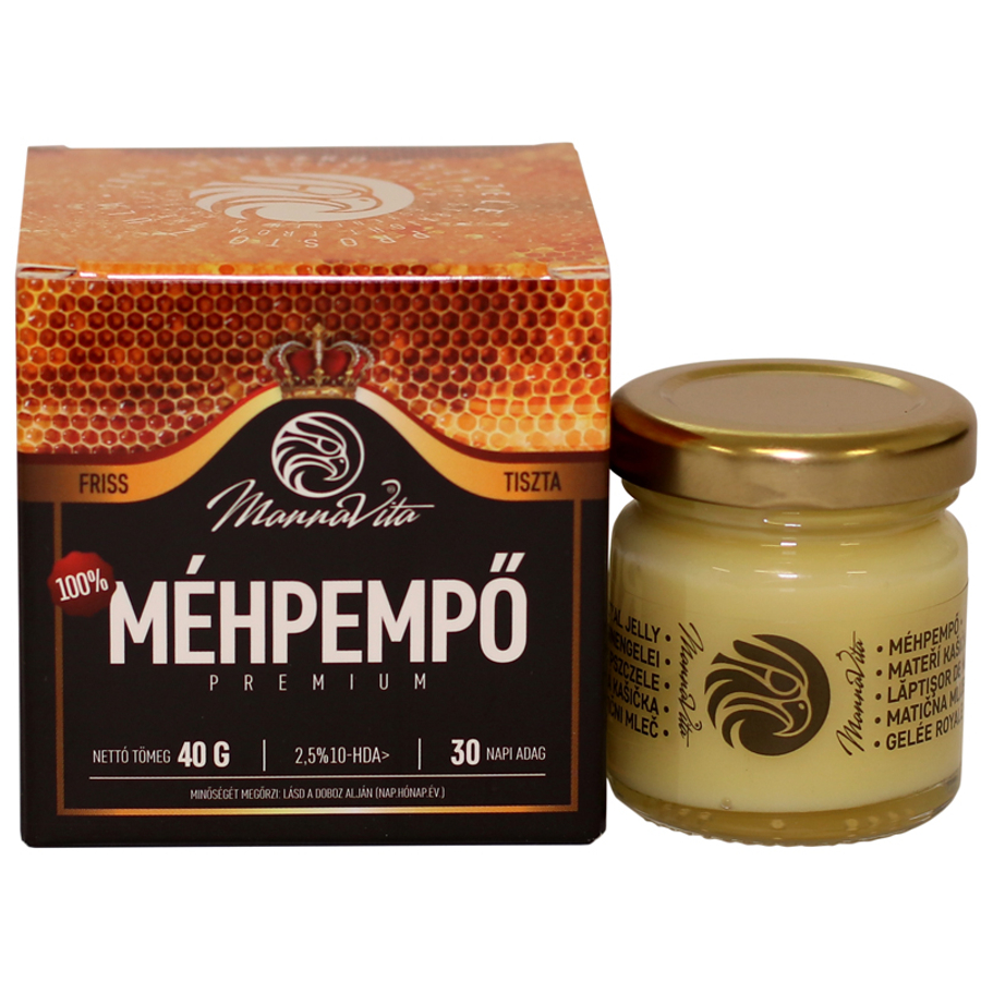 Mannavita Prémium 2,5% 10 HDA méhpempő, 40 g