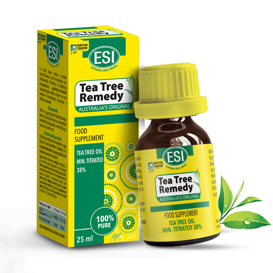 Natur Tanya® ESI® 100%-os tisztaságú Ausztrál Teafa olaj 25 ml