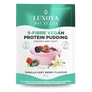 Kép 1/2 - LUXOYA 9-Fibre Vegan Protein Pudding 45 g - Vanília-Bogyós gyümölcs ízű