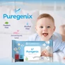 Kép 2/2 - Puregenix Nedves baba popsitörlő 4x72 db