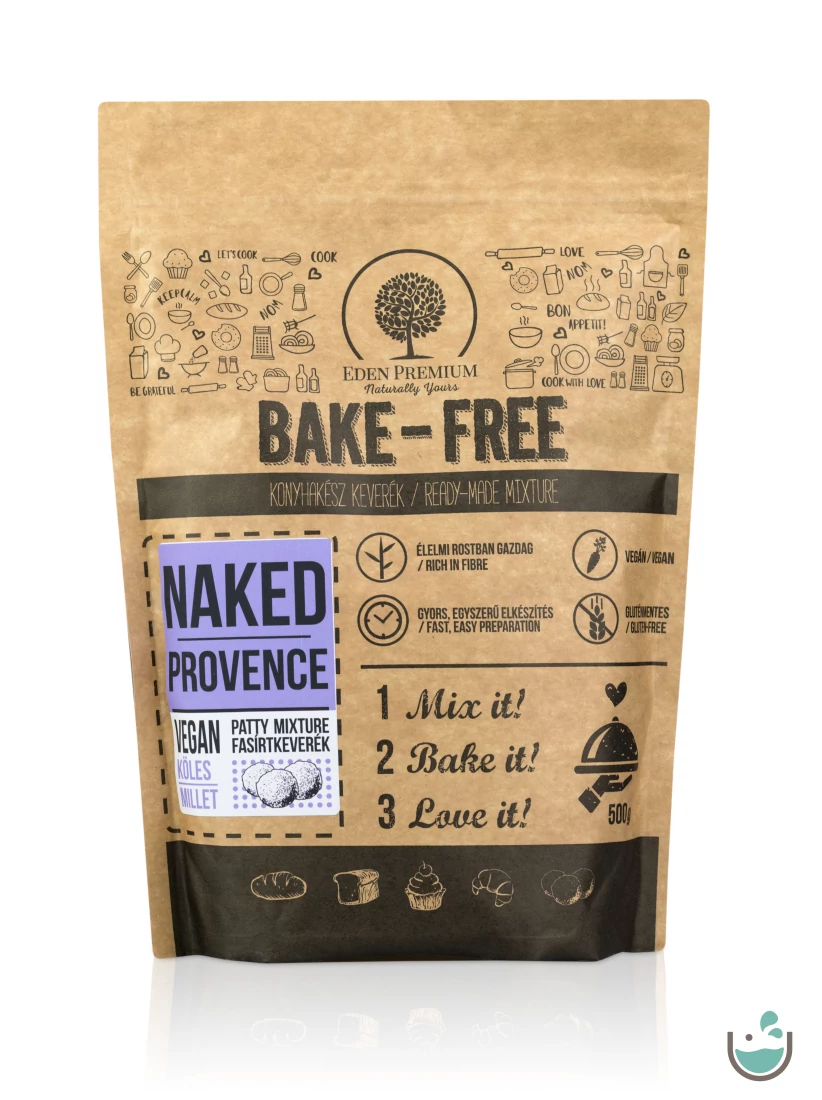Éden Prémium Bake-Free Naked Provance fasírt keverék – köleses - 500 g