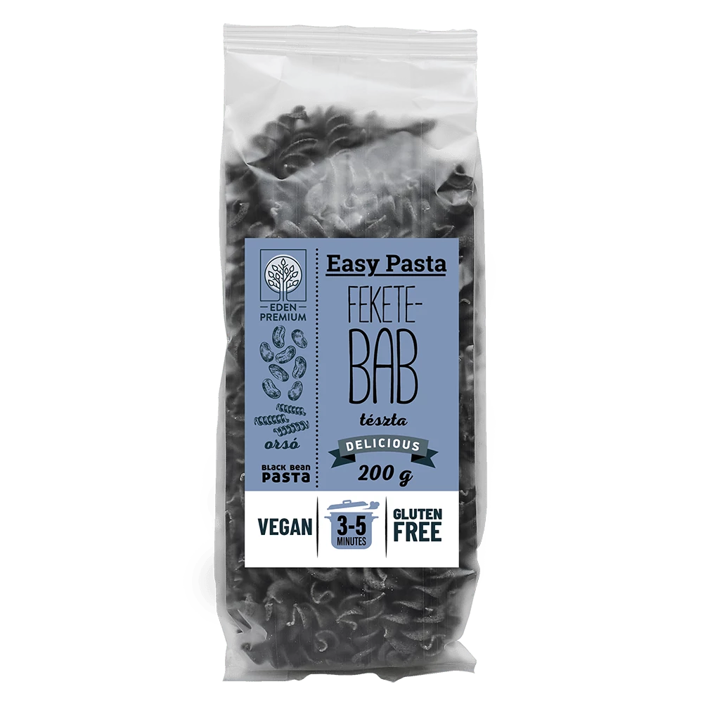 Éden Prémium Easy Pasta – Feketebab tészta orsó 200 g 