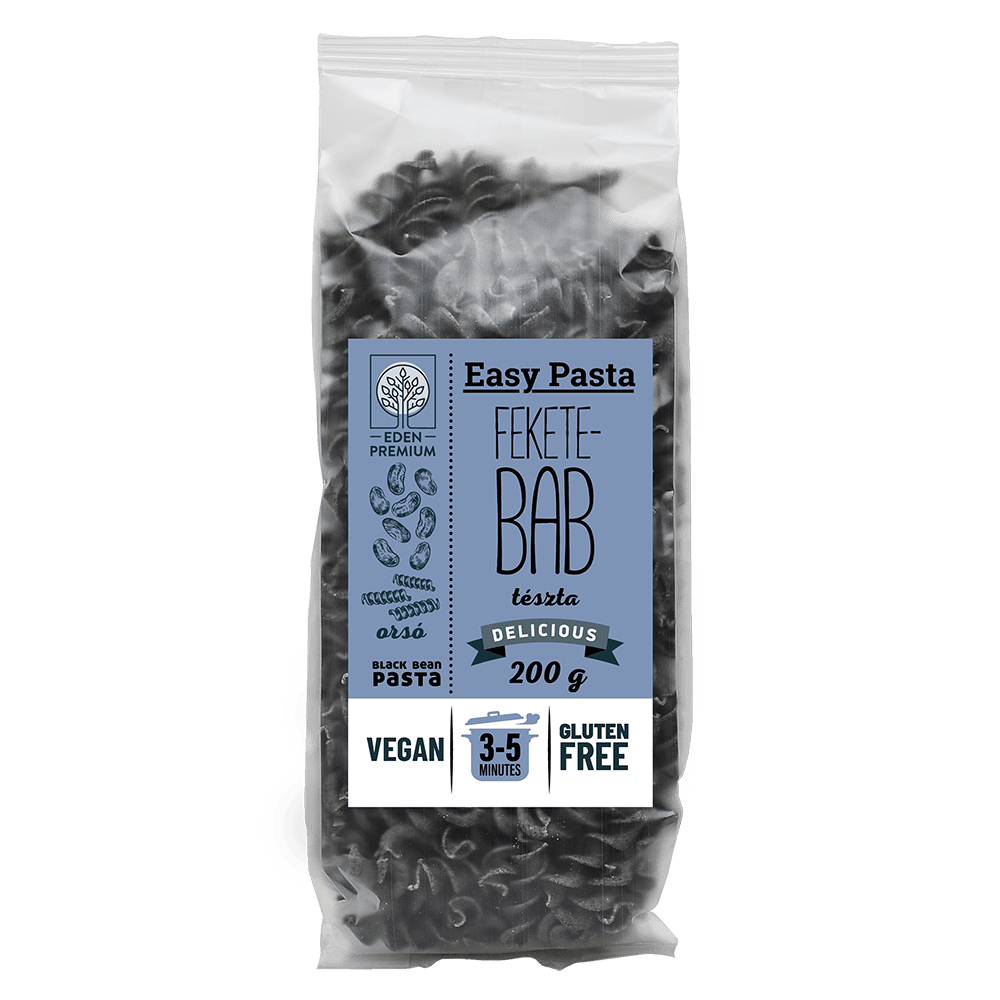 Éden Prémium Easy Pasta – Feketebab tészta orsó 200 g 