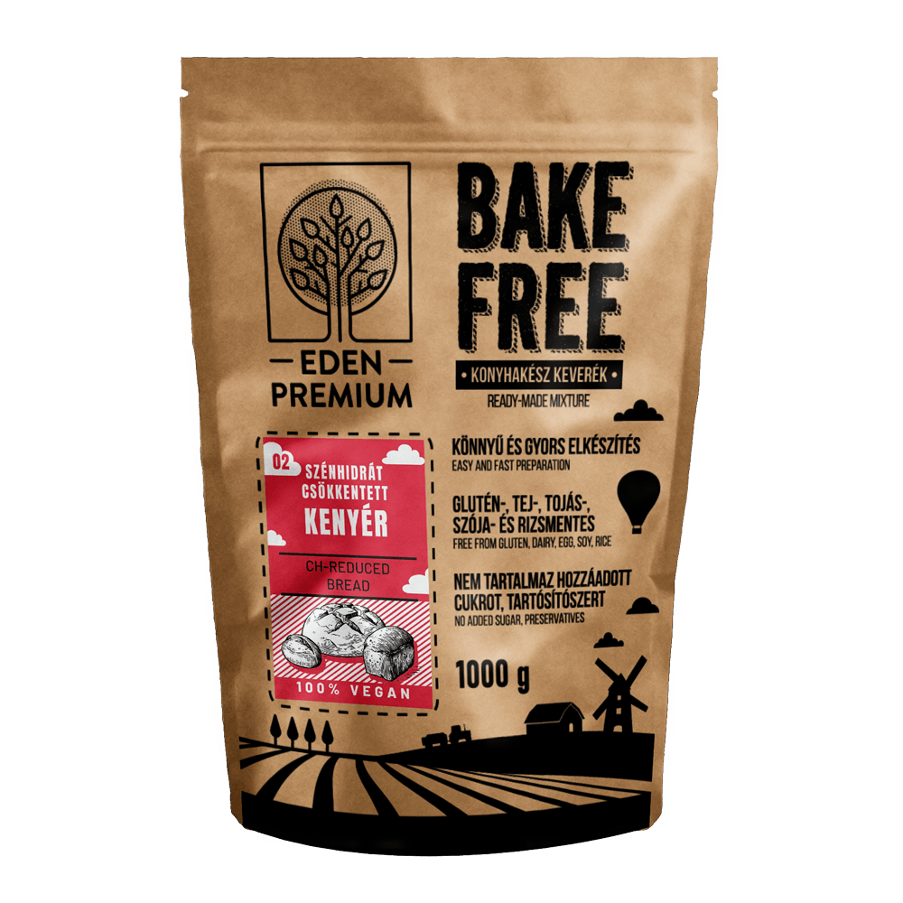 Éden Prémium bake-free szénhidrátcsökkentett kenyér lisztkeverék 1000 g