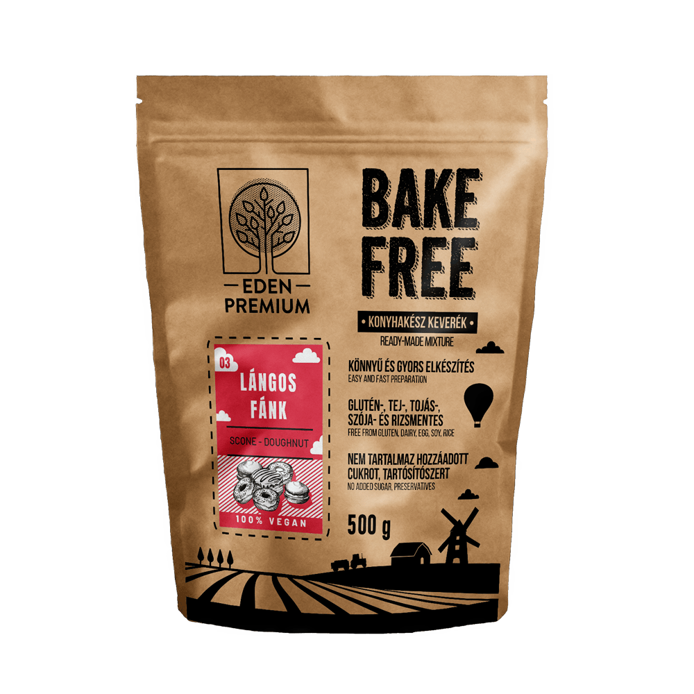 Éden Prémium Bake-free lángos-fánk lisztkeverék 500 g