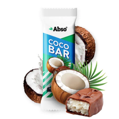 Abso Coco Bar - kókuszos vegán desszert szelet 35 g