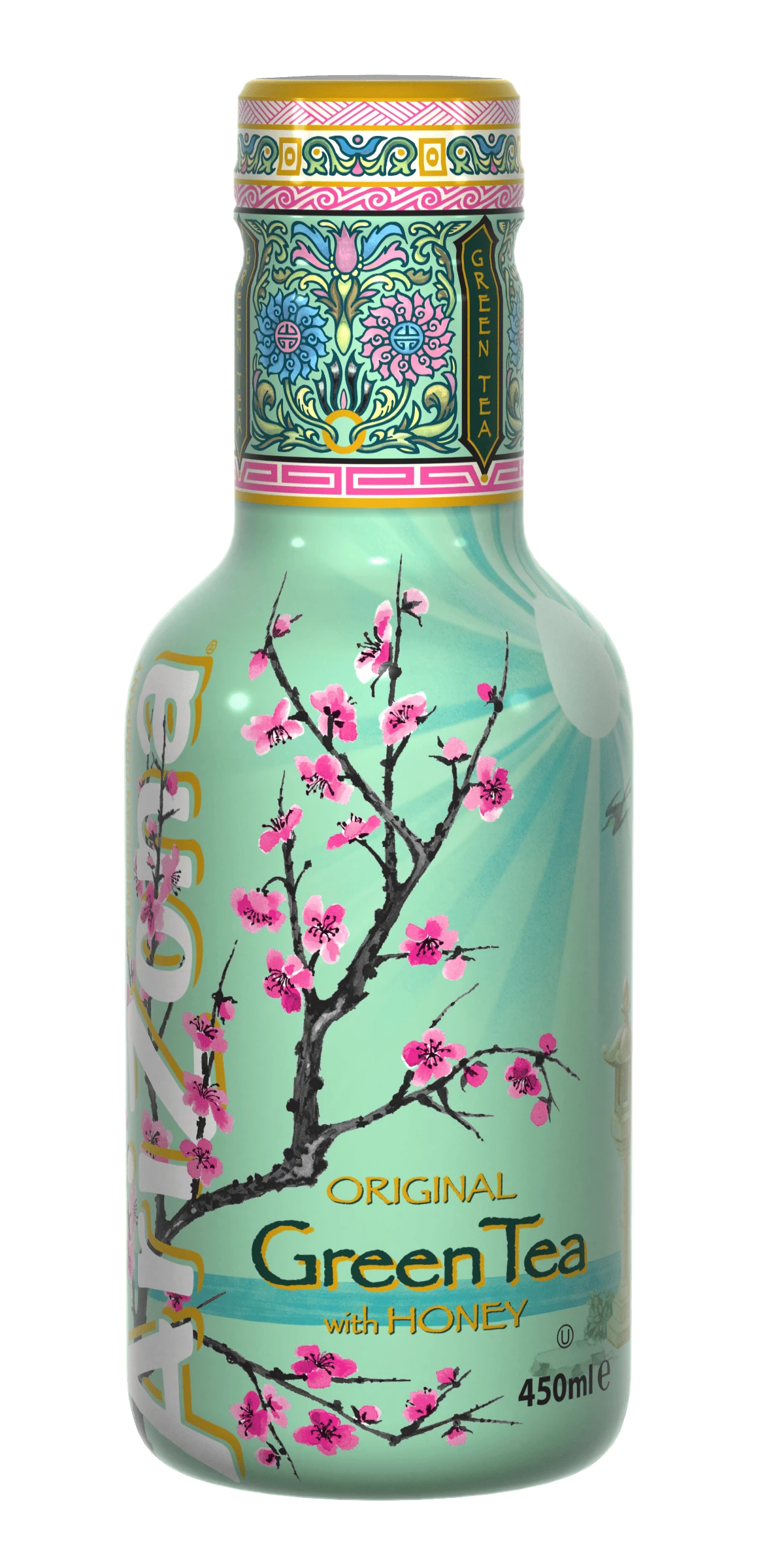 AriZona Zöld tea ízű szénsavmentes üdítőital 450 ml