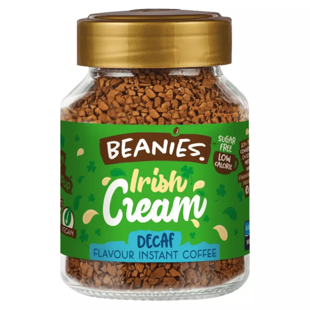 Beanies Ír krémlikör ízű koffeinmentes instant kávé 50 g