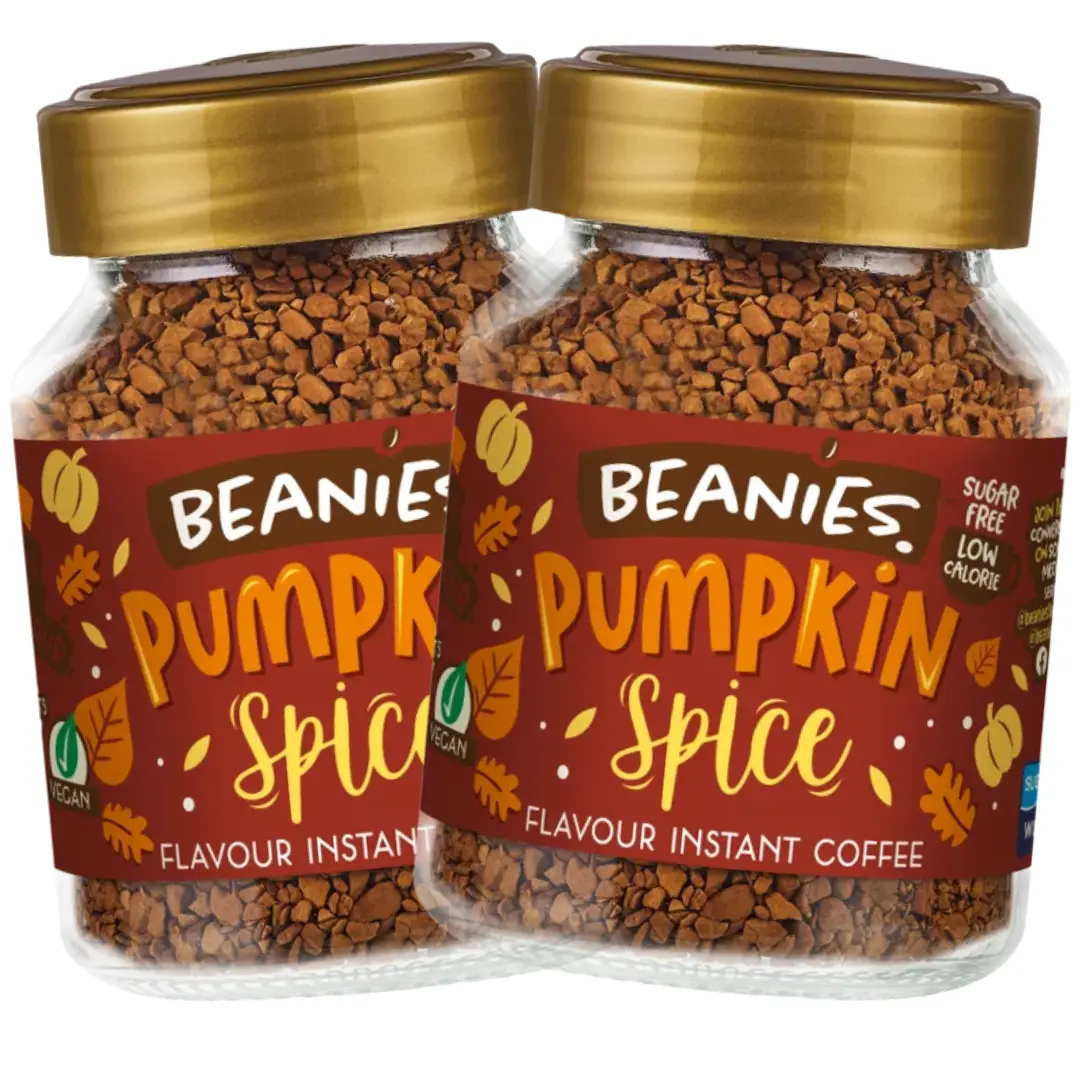 Beanies Fűszeres- sütőtökös ízű instant kávé DUO 2X50 g